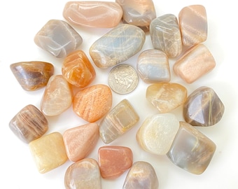 Earth Moonstone Tumbled Stone Multiple Sizes Available Tumbled
