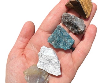 Zwilling Sternzeichen Kristall-Set - Rohe Zwilling-Sternzeichen-Kristalle - Metaphysische Kristalle - Astrologie Geschenke - Zwillings-Geburtsstein - Rohe Zwilling-Kristalle