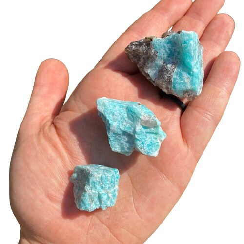 Raw Amazonite Crystal Raw Amazonite Stone Raw Amazonite Etsy