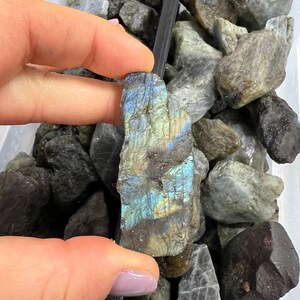 Labradorite Stone Raw Labradorite Crystal Labradorite Chunk Healing Crystals & Stones Rough Labradorite Natural Labradorite Raw image 6