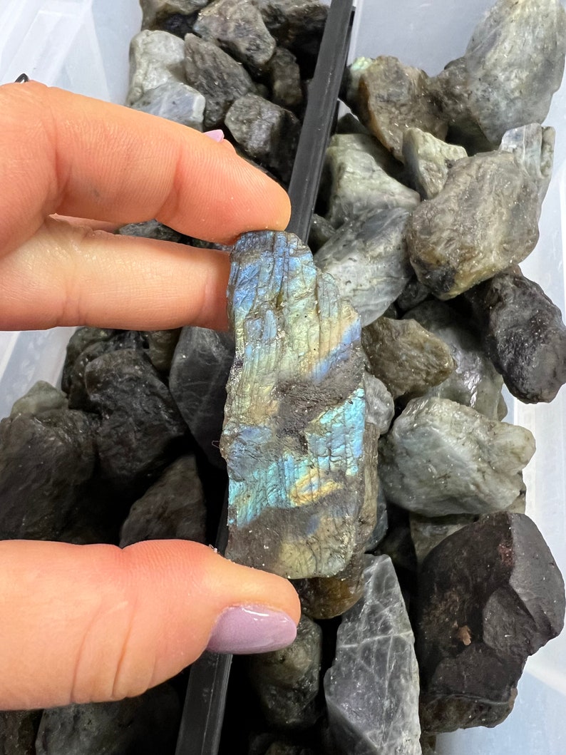 Labradorite Stone Raw Labradorite Crystal Labradorite Chunk Healing Crystals & Stones Rough Labradorite Natural Labradorite Raw image 6