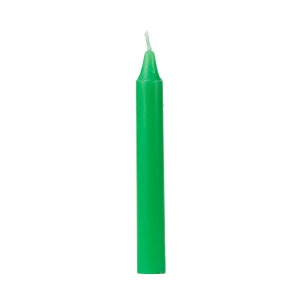 Light Green Candle (4&quot;) - Ritual Candle - Green Chime Candle - Unscented Candle - Chime Intention Candle - Green Spell Candle - 70% Off