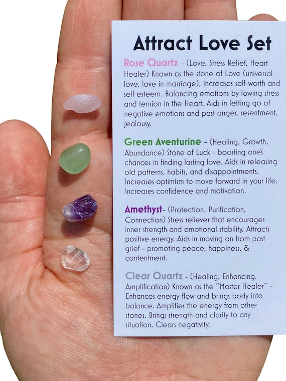 Love best sale stone crystal