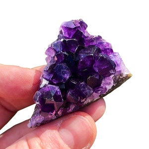 Raw Amethyst Crystal Cluster (1" - 4.5") - Amethyst Cluster - Amethyst Geode - Raw Amethyst Crystal - Rough Amethyst Cluster - High Grade