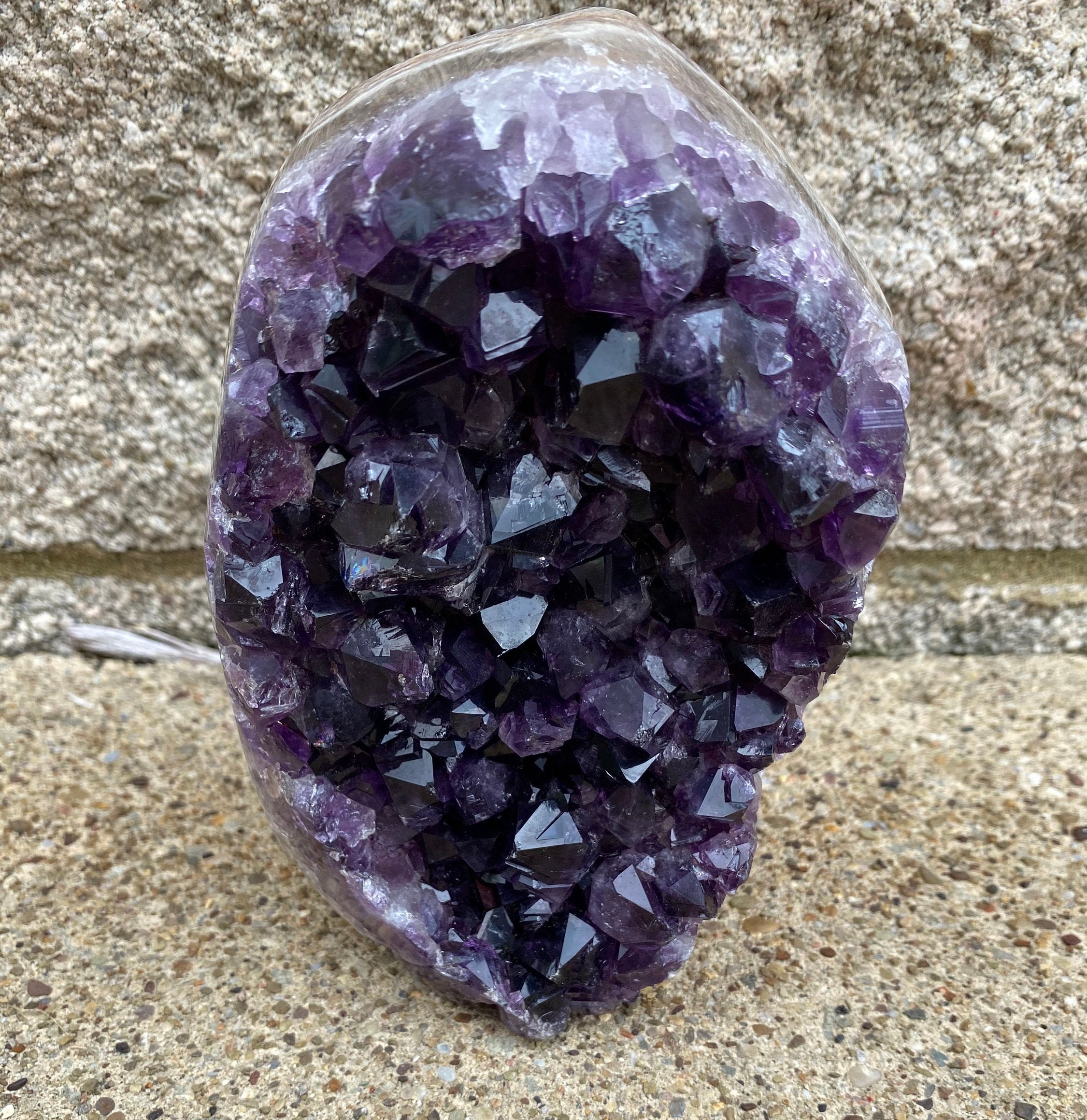 Raw Amethyst Crystal Cluster standing Raw Amethyst Stone Etsy