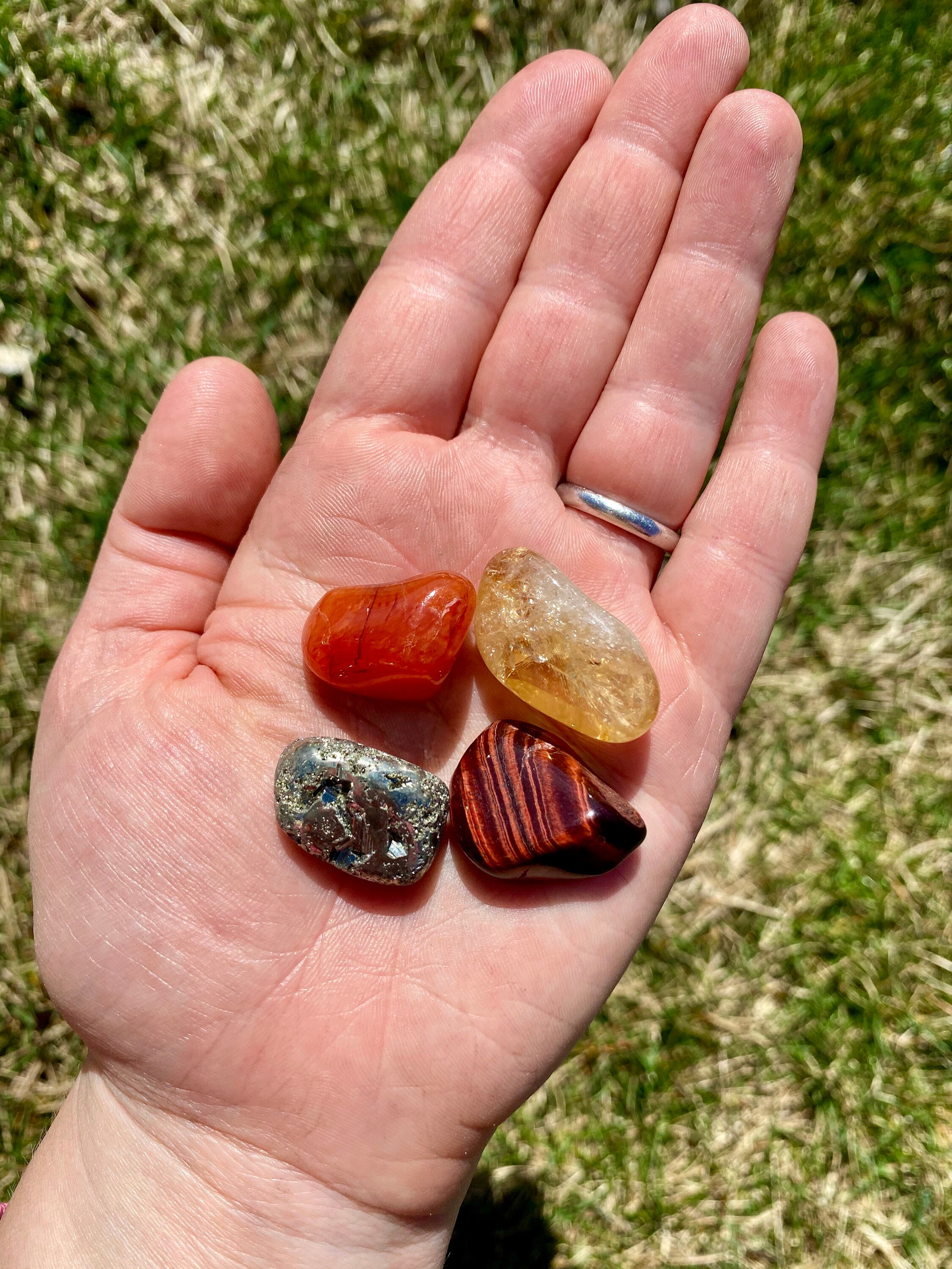 Motivation & Courage Stone Set Healing Crystals and Stones Etsy