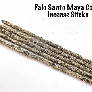 Palo Santo Maya Copal Räucherstäbchen (6) - Palo Santo Weihrauch - Maya Copal Räucherstäbchen - Palo Santo Copal - Aromatherapie