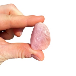 Pink Morganite Tumbled Stone - Multiple Sizes Available - Tumbled Pink Morganite Crystal - Polished Natural Pink Morganite Crystal