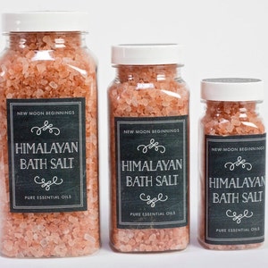 Himalayan Bath Salt - Pink Bath Salts - Himalayan Pink Salt - Relaxing Bath Salts - Aromatherapy - Self Care Gift
