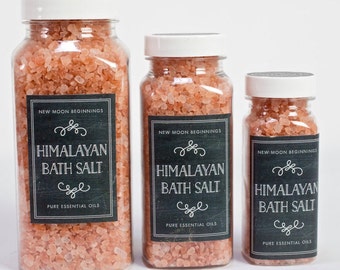 Himalayan Bath Salt - Pink Bath Salts - Himalayan Pink Salt - Relaxing Bath Salts - Stress Relief Gift - Aromatherapy - Self Care Gift