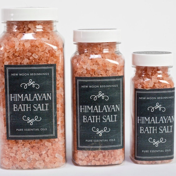 Himalayan Bath Salt - Pink Bath Salts - Himalayan Pink Salt - Relaxing Bath Salts - Stress Relief Gift - Aromatherapy - Self Care Gift