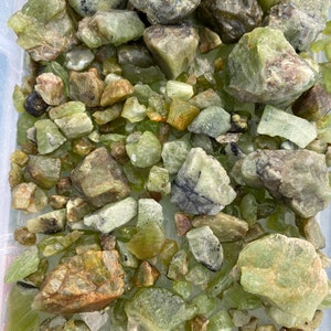 Raw Peridot 1 55 gram stones Rough Peridot Crystal Peridot Stone Healing Crystals & Stones Olivine or Chrysolite Peridot Chunk image 4