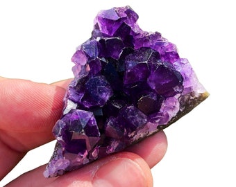 Raw Amethyst Crystal Cluster (1" - 6") - Amethyst Cluster - Amethyst Geode - Raw Amethyst Crystal - Rough Amethyst Cluster - High Grade