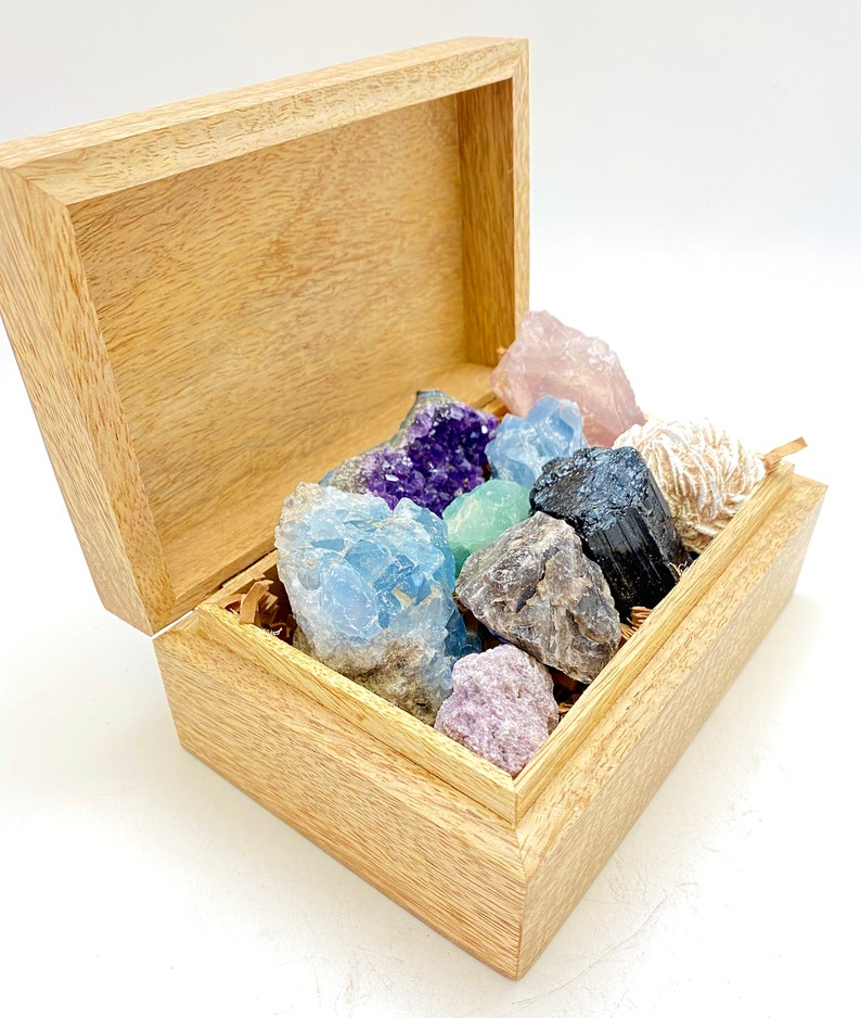Sleep Well Set Healing Crystals and Stones Set Calming and Etsy