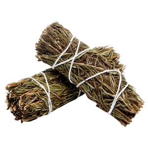 Dried Rosemary Bundle - Rosemary Stick - Rosemary Wand - Energy Cleansing Wand - Dried Herb Bundle - 4&quot; or 8&quot; Rosemary Herb Stick