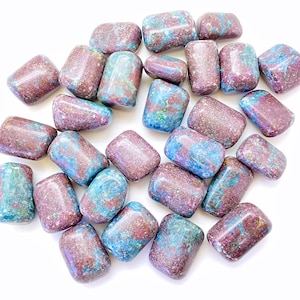 Ruby Kyanite Tumbled Stone - Multiple Sizes Available - Tumbled Ruby Kyanite Crystal - Polished Ruby in Kyanite Gemstone - Ruby and Kyanite