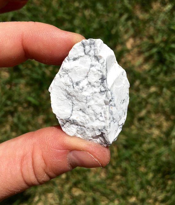 Rough Howlite Stone Ring Rough Howlite Stone Ring