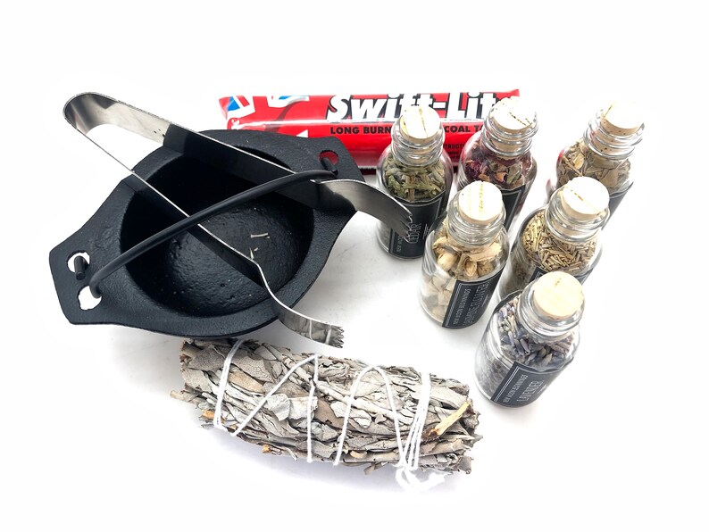 Incense Burning Set Charcoal burning incense incense Etsy