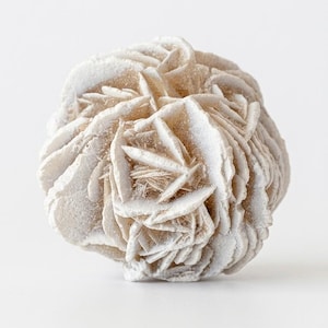 Raw Desert Rose Selenite - Selenite Rose Cluster - Natural Selenite Crystal - Crystals & Stones - Rough Gypsum Desert Rose Cluster image 6
