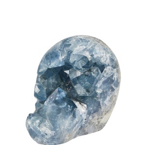 Raw Celestite Cluster - Standing Crystal Cluster - Blue Celestite Geode - Large Celestite Crystal Geode - Large Standing Geode - 81