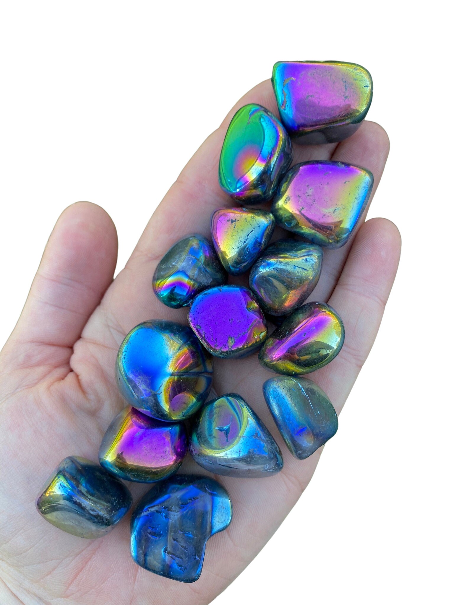 Cristallo Di Titanio Bismuto Aura Arcobaleno 30g - Pietra Curativa Naturale