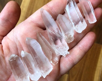 Lemurian Quartz Crystal Point - Lemurian Crystal - Lemurian Point - Lemurian Quartz - Crystals & Stones - Raw Lemurian Quartz