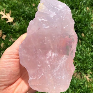 Raw Rose Quartz Crystal 0.5 7 Grade A Rose Quartz Stone Raw Pink Quartz Crystal Rough Rose Quartz Healing Crystal for Heart Chakra image 8