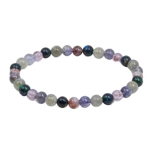 Intuition Bracelet - Crystal Bracelet - Crystals for Third Eye Chakra - Azurite, Iolite, Super 7, Labradorite - Intuition Crystals