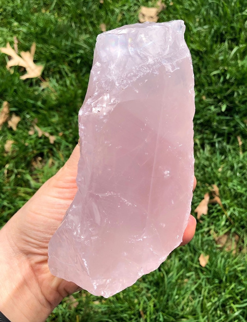 Raw Rose Quartz Crystal 0.5 7 Grade A Rose Quartz Stone Raw Pink Quartz Crystal Rough Rose Quartz Healing Crystal for Heart Chakra image 9