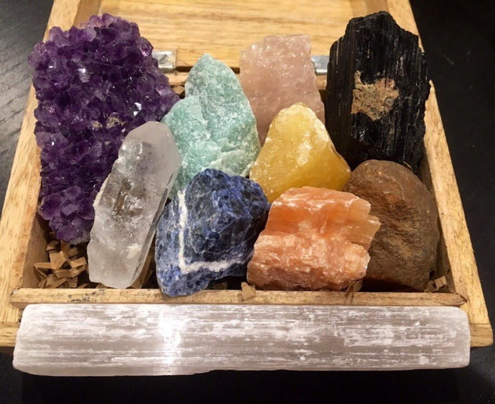Healing Crystals and Stones Set Chakra Stones Raw Crystals Etsy