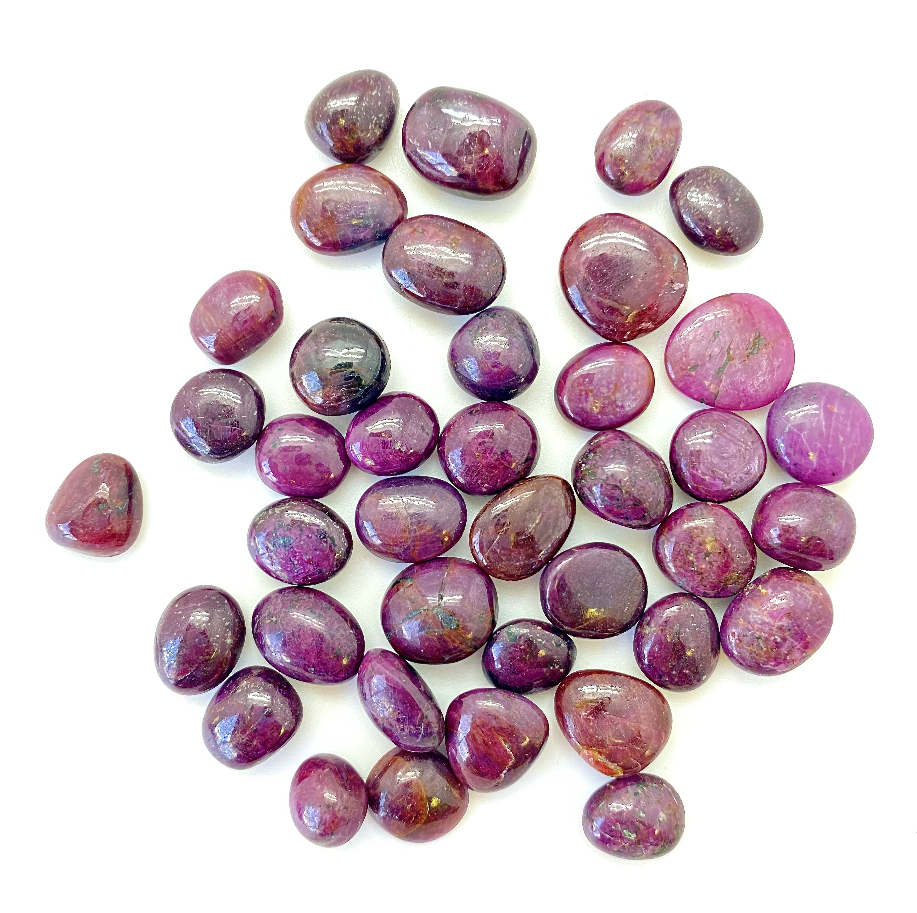 Ruby Tumbled Crystal - Grade AAA - Multiple Sizes Available - Tumbled ...