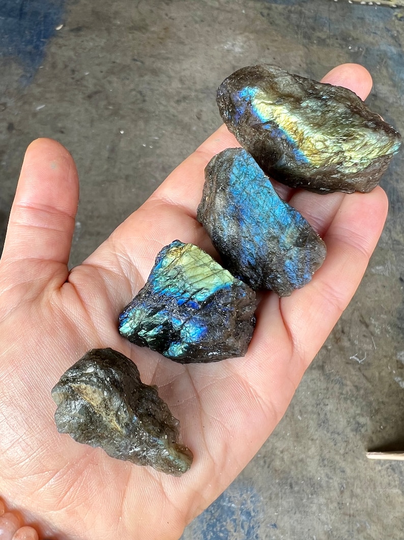 Labradorite Stone Raw Labradorite Crystal Labradorite Chunk Healing Crystals & Stones Rough Labradorite Natural Labradorite Raw image 7