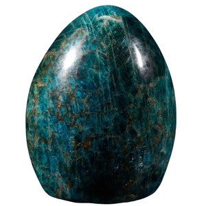 Blue Apatite Stone Freeform (Standing) - Blue Apatite Crystal - Blue Apatite Tower - Crystals and Stones - Throat Chakra Stone #29