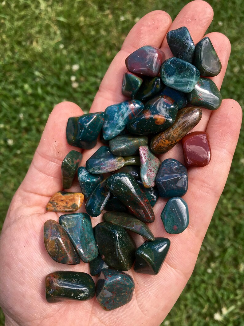 Fancy Jasper Stone Tumbled Stones Fancy Jasper Healing | Etsy