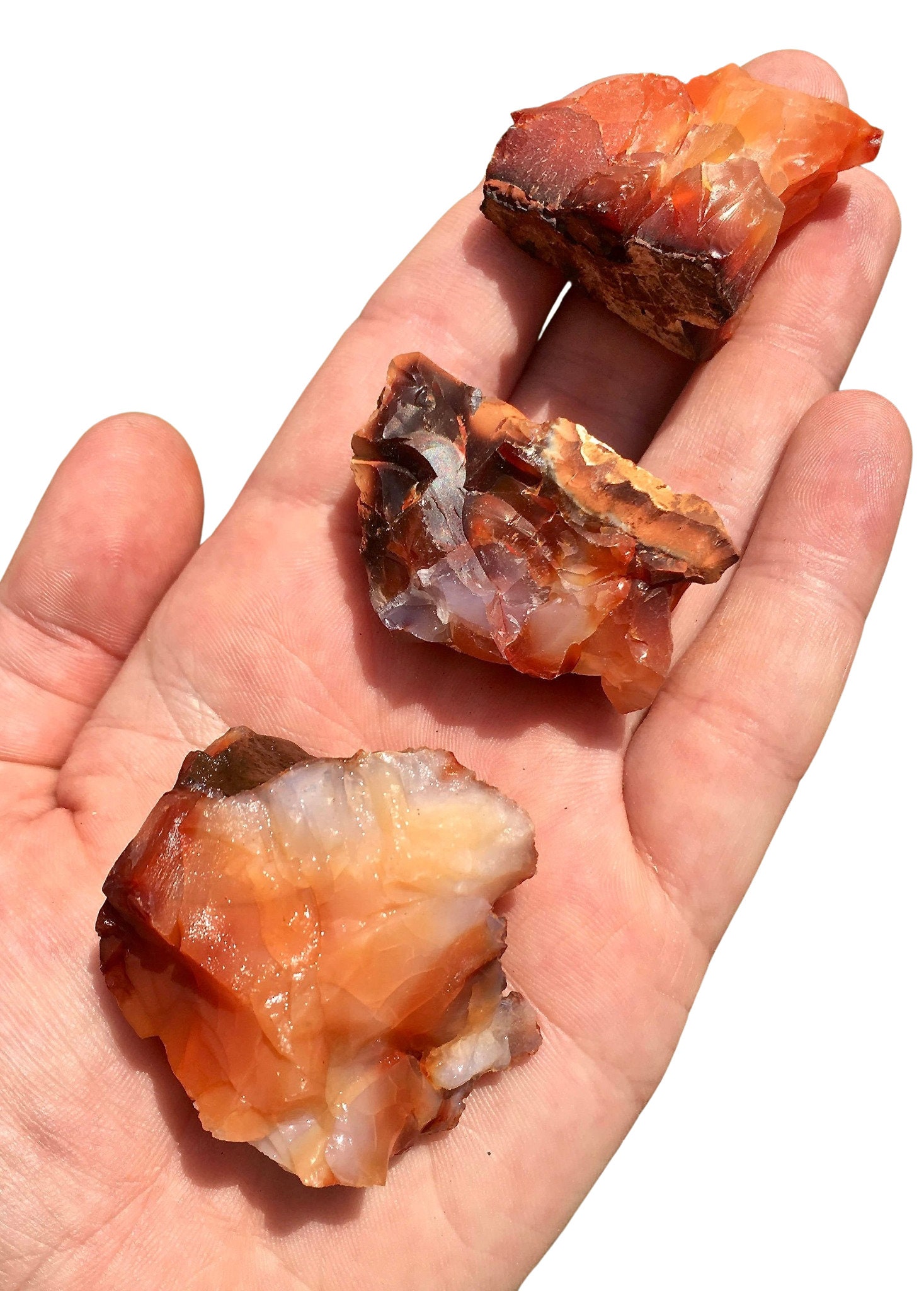 Stones: Choose How Many Pieces 'A' Grade, Raw Carnelian, Rough Carnelian Rough Natural Carnelian Madagascar