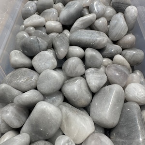 Lunar Quartz Tumbled Crystal - Polished Luna Rose Quartz Tumbles