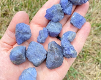 Raw Tanzanite (1-130 Grams) - Raw Tanzanite Crystal - Premium Grade Rough Tanzanite - Natural Tanzanite Healing Crystals - High Quality!