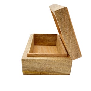 Wooden Box 6 X 4 Gift Box Decorative Box Tarot Card Box Jewelry Box ...
