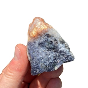 Raw Iolite Sunstone Crystal (0.5&quot; - 6&quot;) - Rough Sunstone Iolite Stone - Raw Iolite & Sunstone Crystal - Rough Iolite Stone