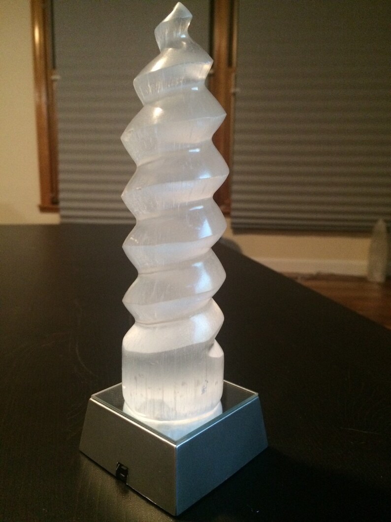 LED mirrored base light multi colored Light box Crystal Etsy