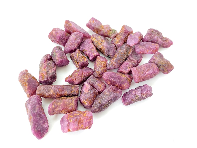 Raw Ruby crystal 0.5 1.5 grade AA natural | Etsy
