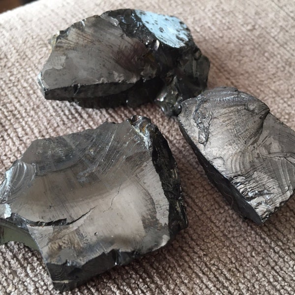 Elite Shungite Stone - Noble Shungite - Raw Shungite Stone - Healing Crystals and Stones - Rough Shungite Crystal - Raw Elite Shungite