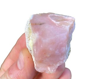 Ruwe roze opaalsteen (0,5"-6") - Peruaans roze opaalkristal - roze opaal ruwe steen - roze kristal - ruwe edelstenen - roze opaal uit Peru