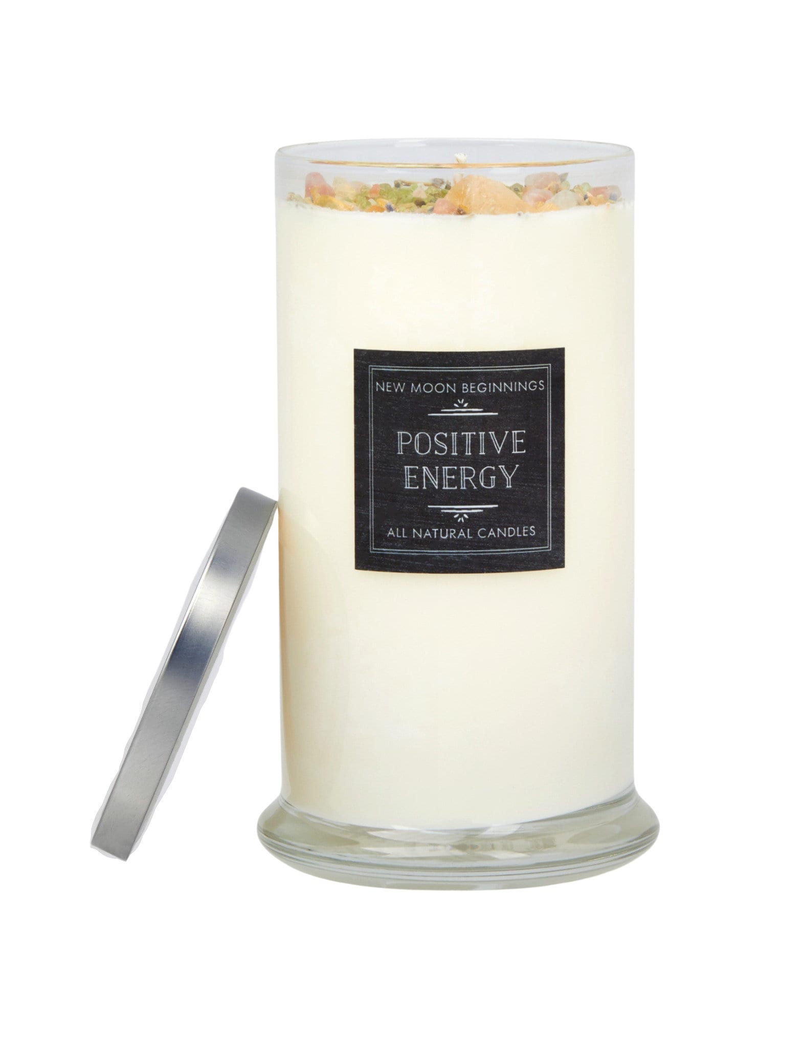 Bougie "Energie Positive" Cornaline et Palo Santo - Adonance - Julie