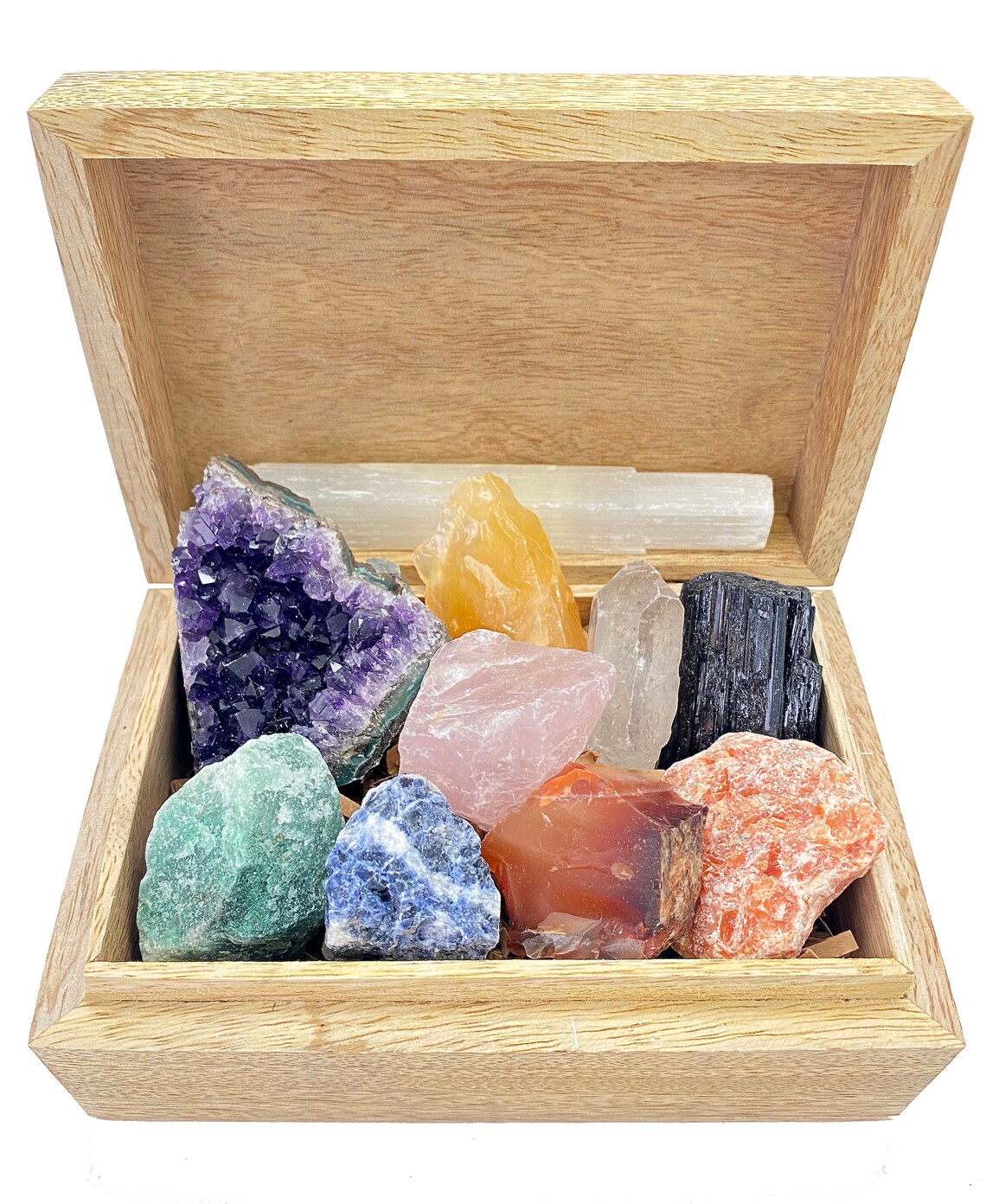 Healing Crystals and Stones Set Chakra Stones Raw Crystals Etsy