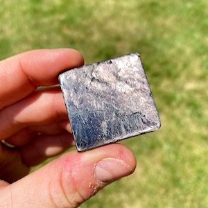 Hypersthene Slab - Polished Stone - Hypersthene Stone Slice - Hypersthene Palm Stone - Crystals and Stone - Hypersthene Flat Crystal