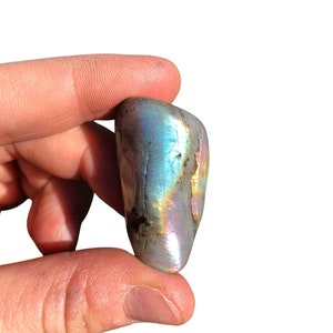 Labradorite Tumbled Crystal - Multiple Sizes Available - Tumbled Labradorite Stone - Polished Labradorite Gemstone - Flashy  Labradorite