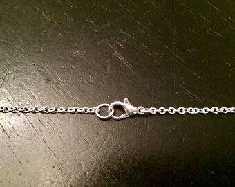 Silver Necklace Chain - Finished Silver Chain - Silver Necklace - Finished Necklace