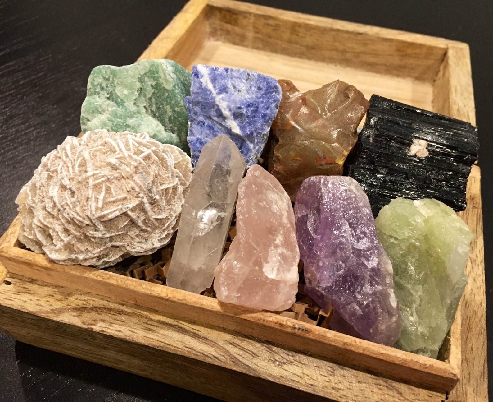 Happy Home Crystal Set Healing Crystals and Stones Set Etsy