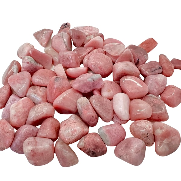 Pink Petalite Tumbled Stone - Multiple Sizes Available - Polished Pink Petalite Crystal - Tumbled Petalite Gemstone - Pink Healing Stone
